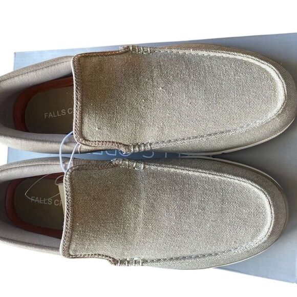 Men's Brown Loafer Slip-On Shoes Size 9M Casual Comfort Durable - Picture 1 of 8